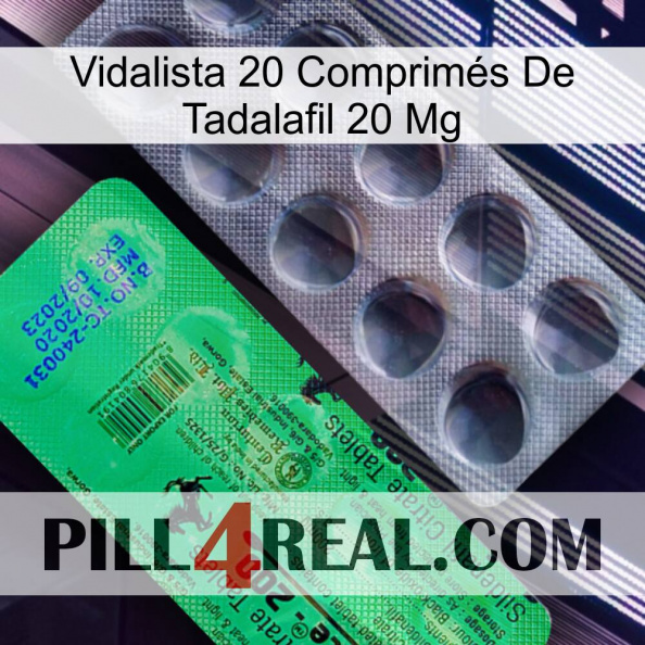 Vidalista 20 Comprimés De Tadalafil 20 Mg new04